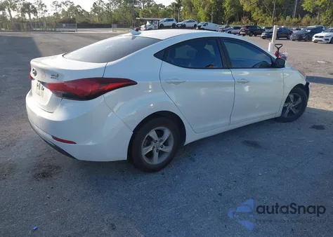 2014 Hyundai Elantra Se z USA, uszkodzony, nr VIN 5NPDH4AE6EH526140
